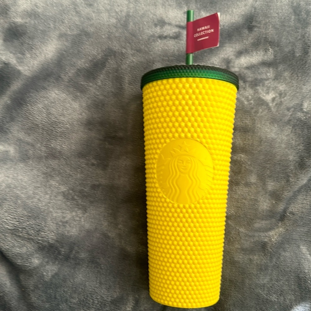 Starbucks Exclusive Hawaii Collection Pineapple Studded Tumbler 24oz. Brand New!